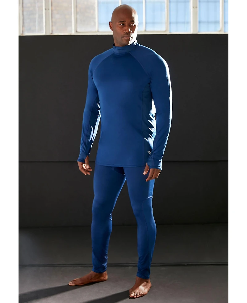 KingSize Big & Tall Mock Neck Base Layer ShirtKs Sport