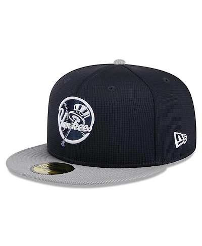 New Era Men's Navy York Yankees 2024 Batting Practice 59FIFTY Fitted Hat