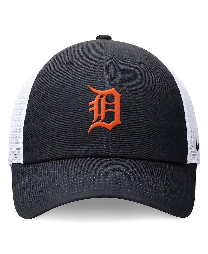 Nike Men's Navy Detroit Tigers Evergreen Club Trucker Adjustable Hat