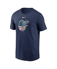 Nike Men's Navy Baltimore Orioles Americana T-Shirt