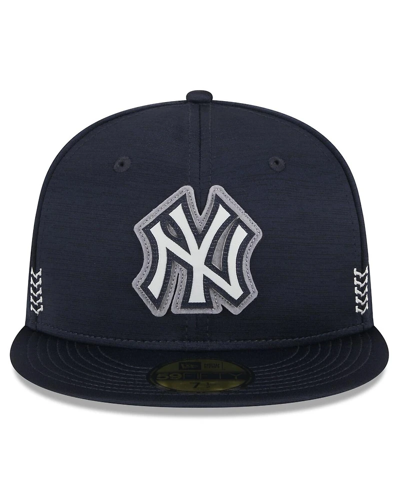New Era Men's Navy New York Yankees 2024 Clubhouse 59FIFTY Fitted Hat