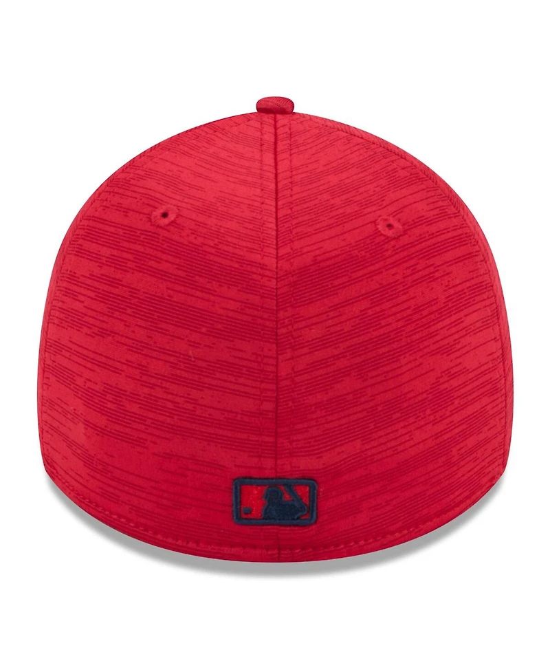 New Era Men's Red Washington Nationals 2024 Clubhouse 39THIRTY Flex Fit Hat