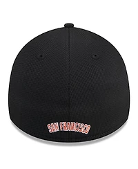 New Era Men's Black San Francisco Giants 2024 Batting Practice 39THIRTY Flex Hat
