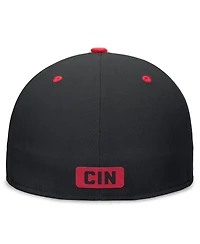 Nike Men's Black/Red Cincinnati Reds City Connect True Fitted Hat