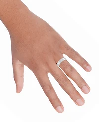 Men's Flat Profile Comfort Fit Wedding Band 14k Gold