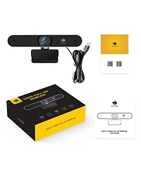 Z-edge ZW511 Full Hd 1080P Webcam Auto Focus Web Camera for Pc, Built-in Dual Stereo Microphone