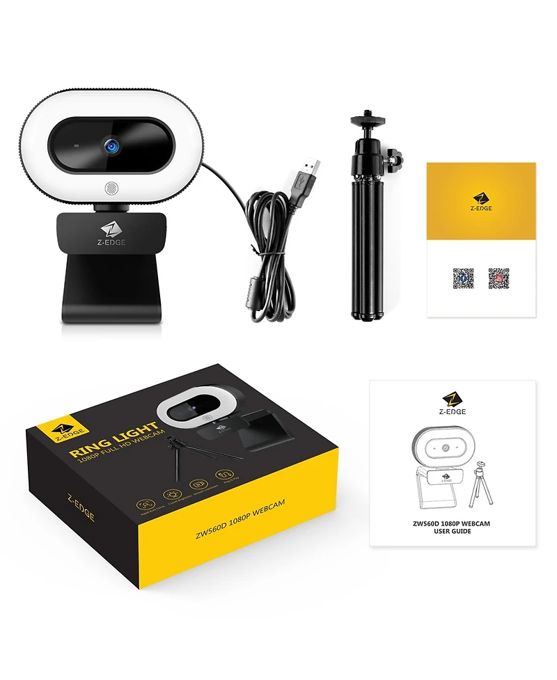 ZE560S Qhd 2K Stream Webcam Auto Focus Web Camera for Pc/Desktop/Laptop