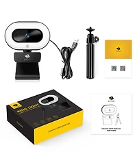 ZE560S Qhd 2K Stream Webcam Auto Focus Web Camera for Pc/Desktop/Laptop