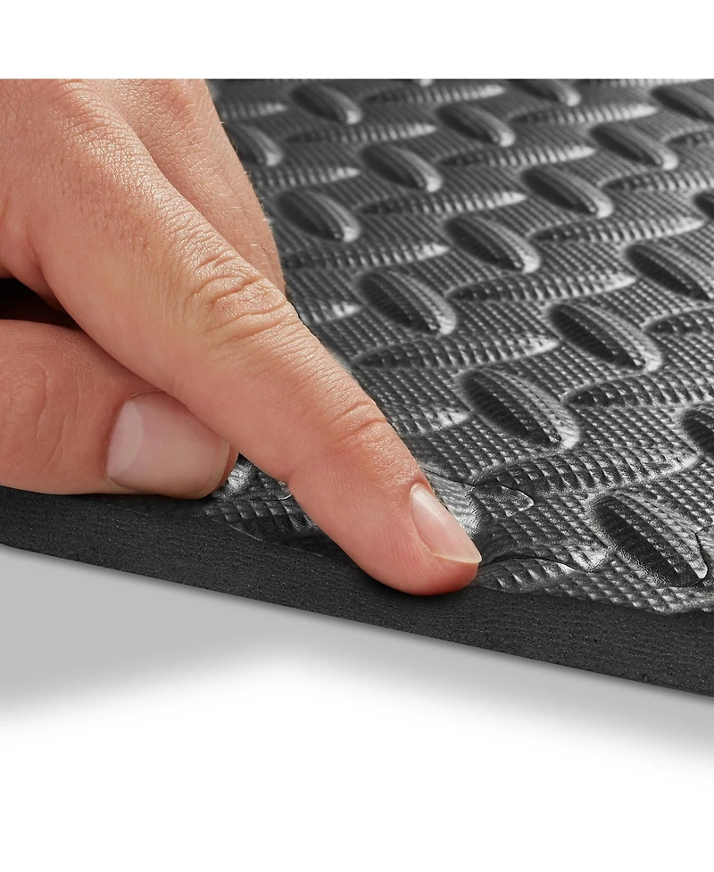 Philosophy Gym Pack of Exercise Flooring Mats - x Inch Foam Rubber Interlocking Puzzle Floor Tiles