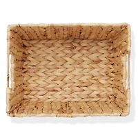 Casafield Set of 4 Water Hyacinth Storage Baskets with Handles