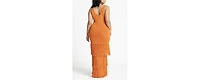 Eloquii Plus Fringe Sweater Dress