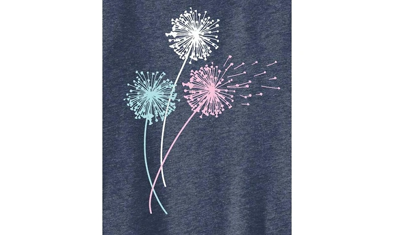 Hybrid Apparel Trendy Juniors Dandelion Graphic Tank