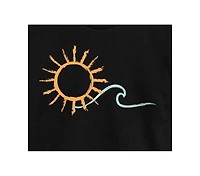 Hybrid Apparel Trendy Juniors Sun Wave Cropped Tee