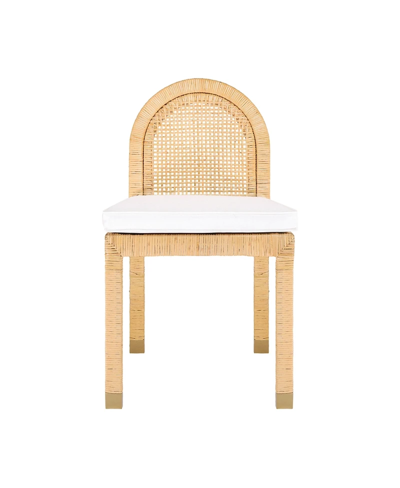 Tov Furniture 1 Pc. Rattan Arched Back Dining Chair