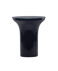 Tov Furniture 1 Pc. Glass Flared Side Table