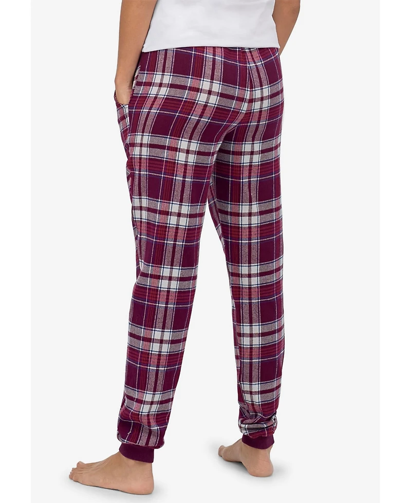 Ellos Plus Size Plaid Flannel Sleep Pants