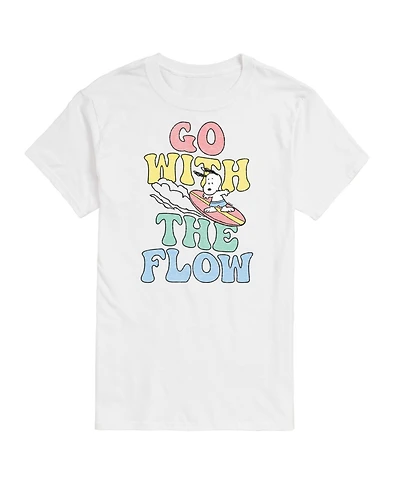Hybrid Apparel Trendy Juniors Peanuts Surf Graphic Tee