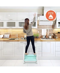 Costway Boys Step Stool Helper w/Armrest for Kitchen Toilet Potty Training