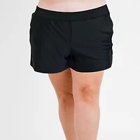 Calypsa Women's Plus Classic Fit Swim Shorts With Panty