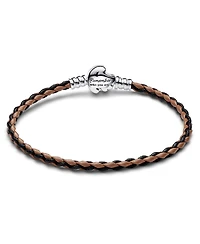 Pandora The Lion King Clasp Braided Leather Bracelet