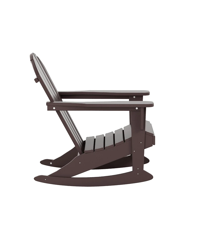WestinTrends Outdoor Adirondack Rocking Chair (Set of 4)