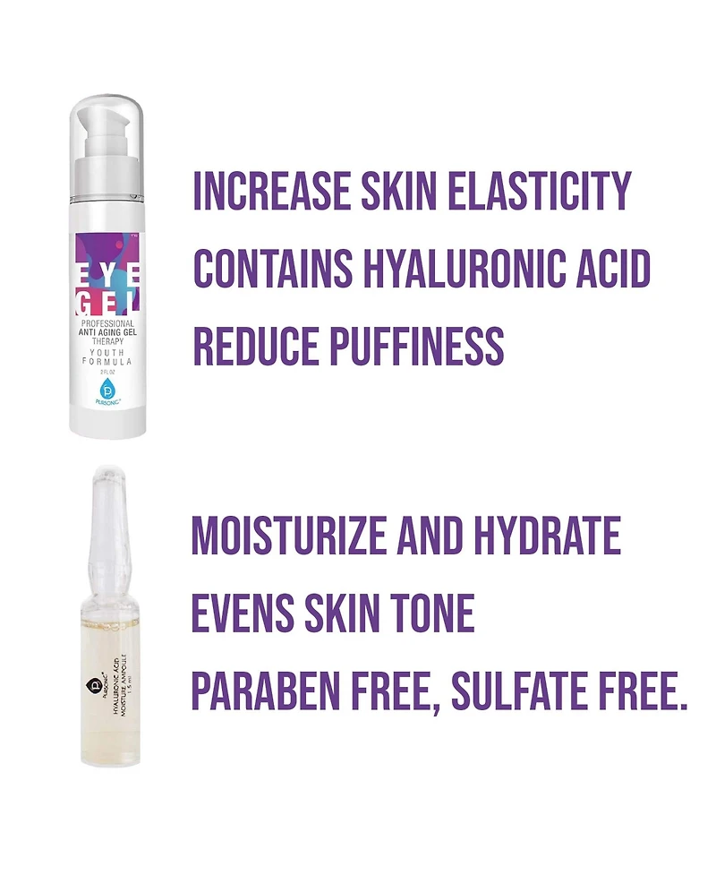 Pursonic Ultimate Skincare Ampoule & Eye Gel (2 oz) Set