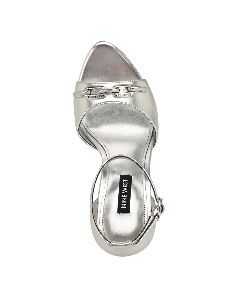 Nine West Women's Rittz Stiletto Heel Open Toe Dress Sandals