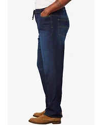 KingSize Big & Tall 5-Pocket Relaxed Fit Denim Look Sweatpants