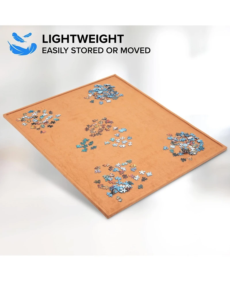 Jumbl 1,500-Pieces Puzzle Board, 25 x 35", Portable Jigsaw Puzzle Table