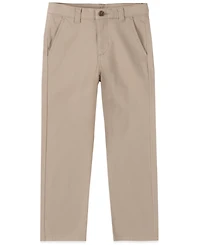 Nautica Little Boys Uniform Stretch Twill Pant with Reinforced Knees