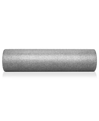 Philosophy Gym 24" High-Density Foam Roller for Exercise, Massage, Muscle Recovery - Round, Gray
