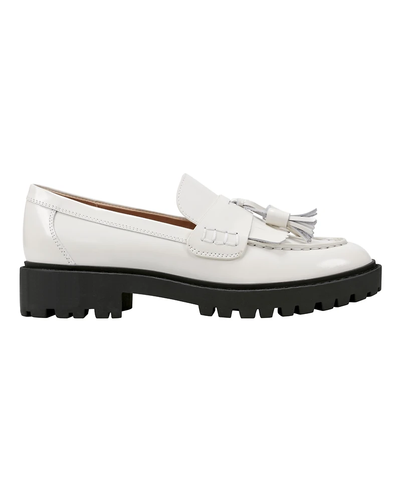 Marc Fisher Ltd Women's Ozzie Slip-On Lug-Sole Casual Loafers