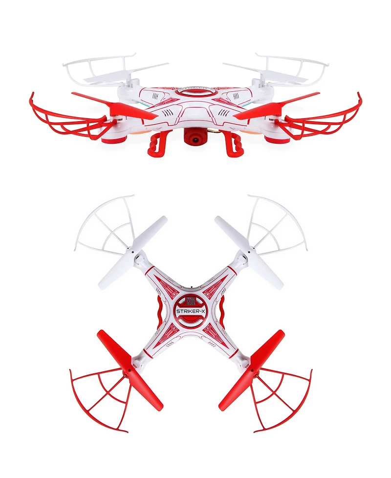 World Tech Toys Striker-x Hd Camera Drone 2.4GHz 4.5CH Hd Picture/Video Camera Rc Quadcopter