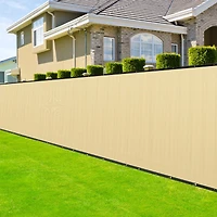 25x6 ft Outdoor Privacy Fence Screen Mesh Windscreen 160gsm Virgin Hdpe Fencing Shade Cover Garden