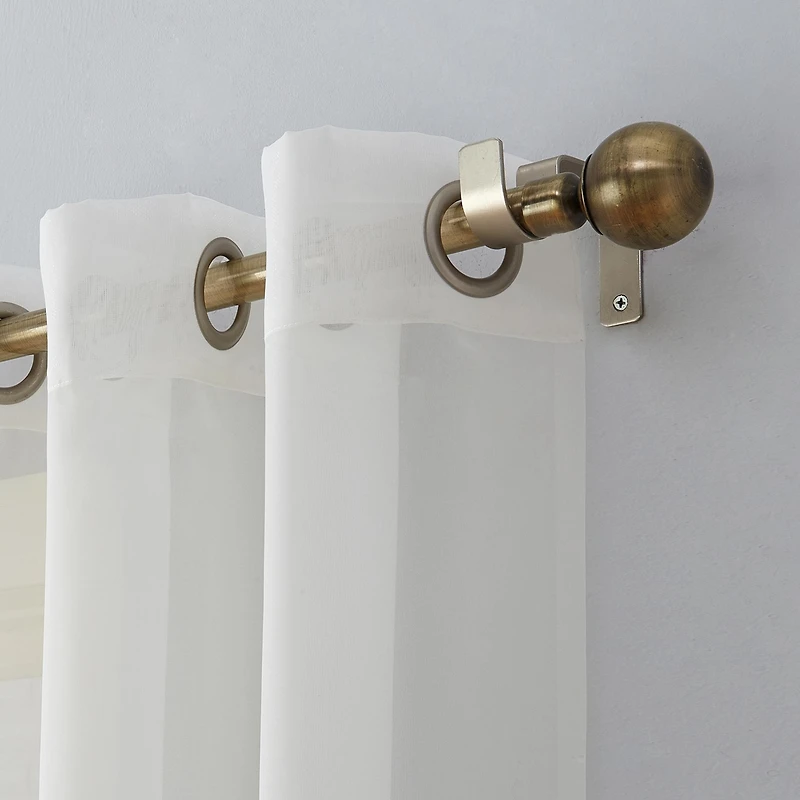 Sheer Voile Grommet Curtain Panel