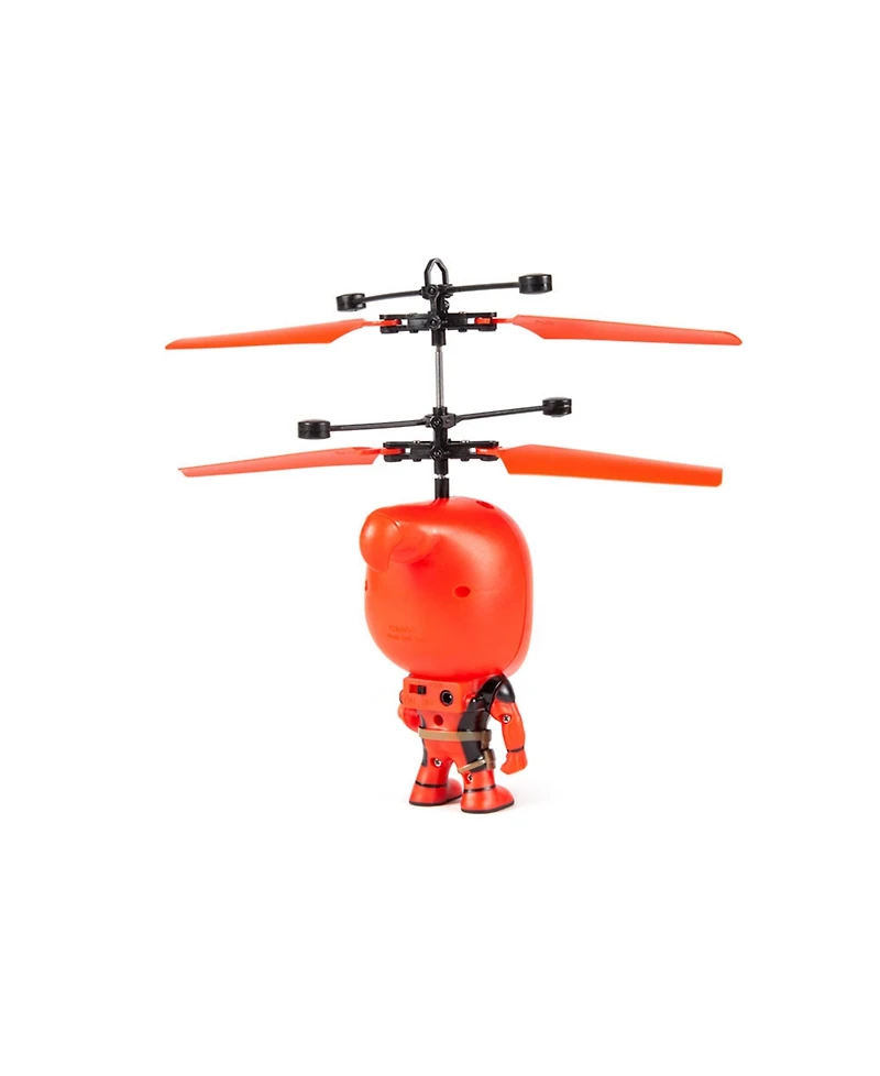 World Tech Toys Marvel 3.5 Inch Deadpool Flying Figure Ir Helicopter