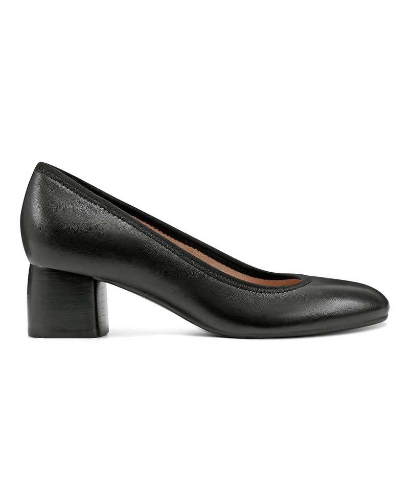 Earth Women's Rellia Block Heel Ballet Pumps