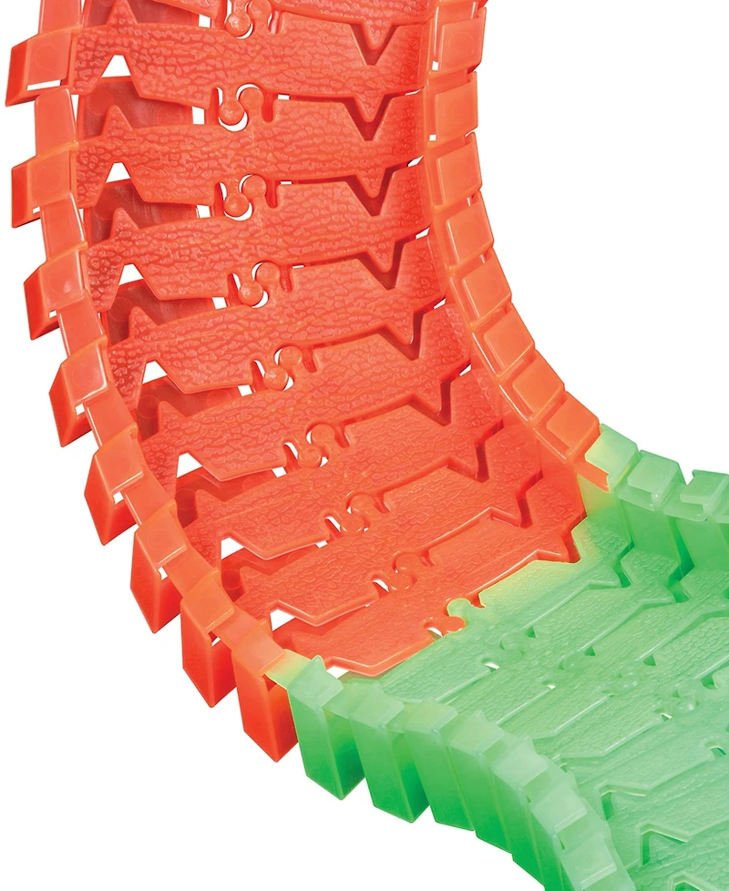 World Tech Toys Galaxy Flex-Track 220 Piece Glow Track with Electric Led Light Car