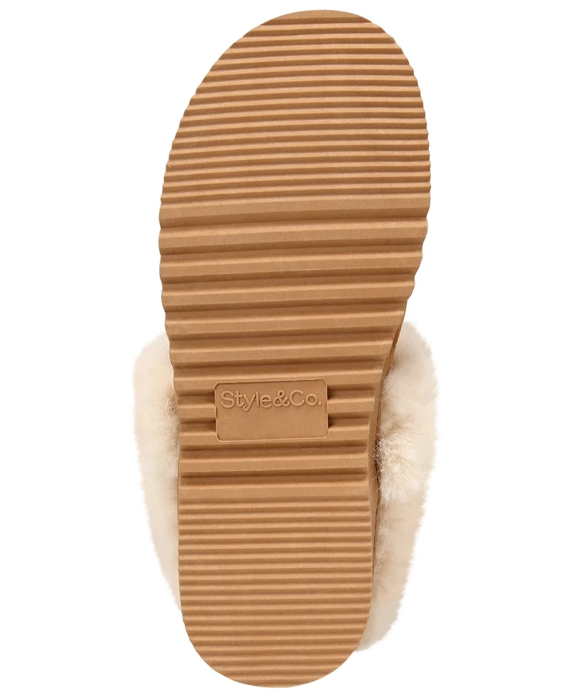 Style & Co Women's Lolaa Cozy Clog Slippers, Created for Macy's