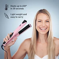 Pursonic Hair Styling Power Bundle: One Step Hair Dryer & Volumizer Brush, Professional Salon Quality Flat Iron Hair Straightener