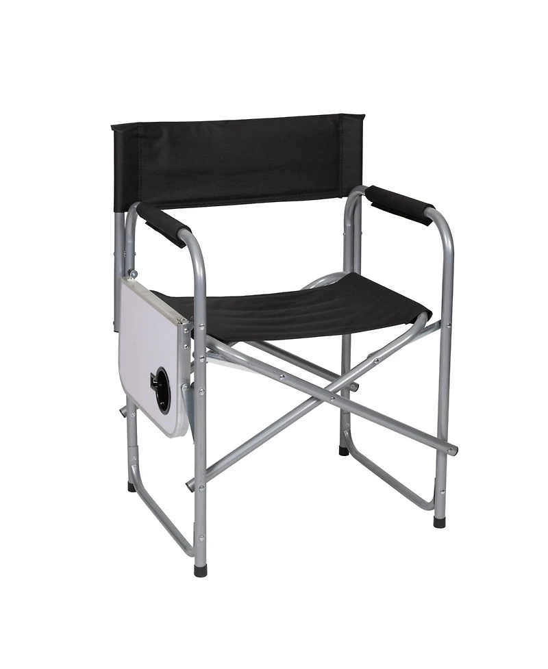 Stansport Folding Director's Chair with Side Table