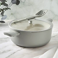 BergHOFF Balance Non-stick Ceramic Stockpot 11", 6.5qt. With Glass Lid, Recycled Aluminum