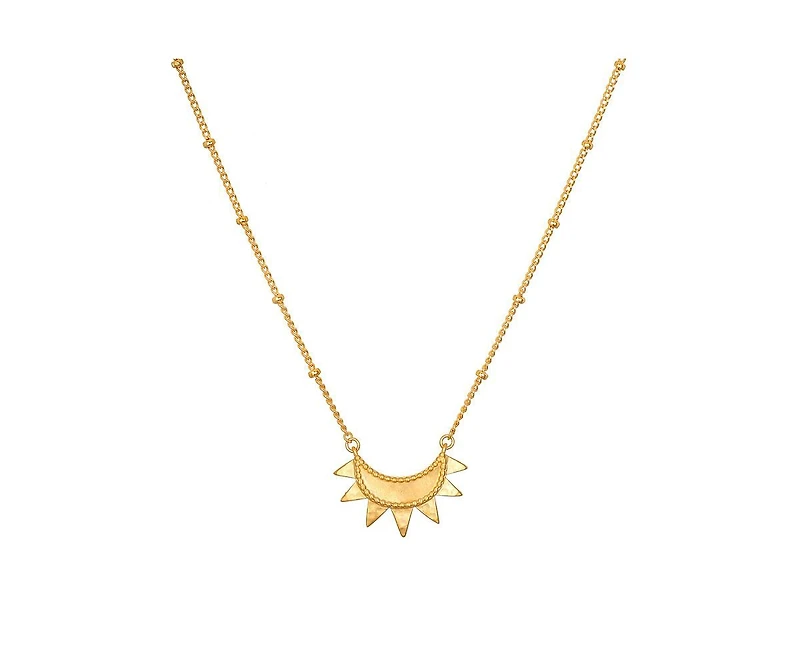 Emergence Gold Sunburst Necklace