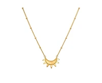 Emergence Gold Sunburst Necklace