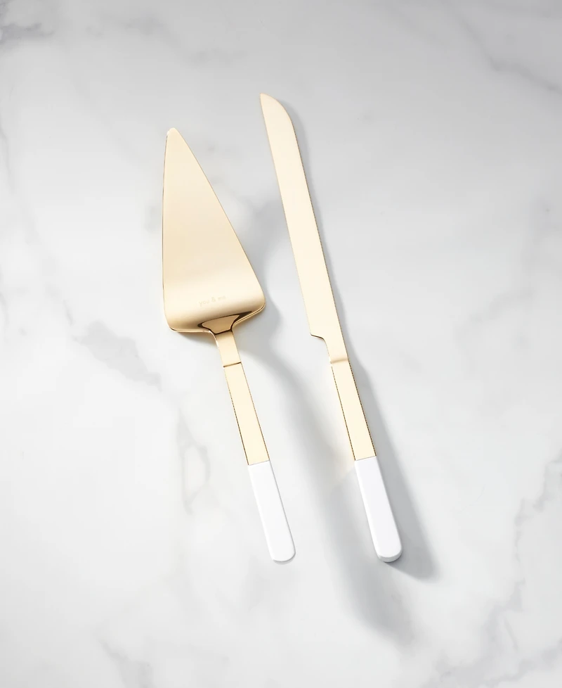 kate spade new york Loves Me Knot 2-Piece Dessert Set