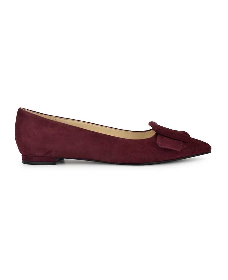 Nine West Women's Jesike Buckle Slip-On Flats