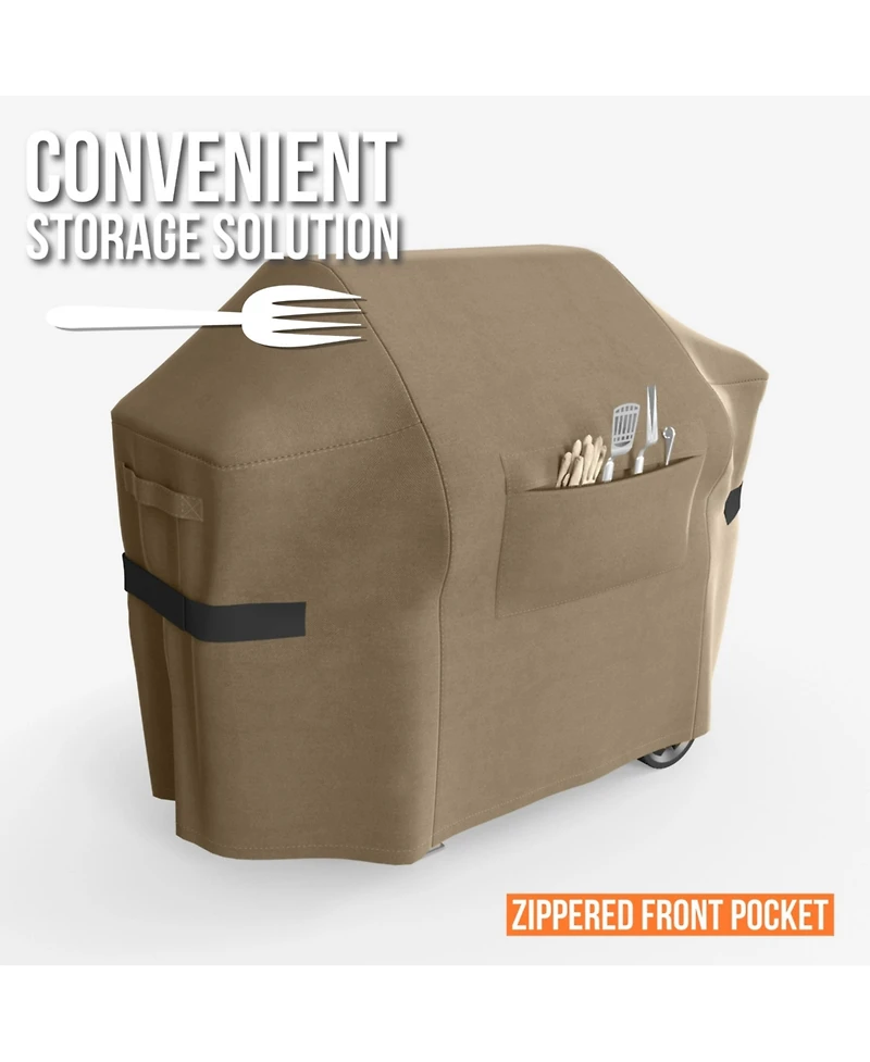 Khomo Gear Bbq Grill Cover - Brown - 51" x 72" x 24" Inch