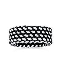 Bling Jewelry Men's Inside Out Two Tone Black Silver Masculine Tire Track Ring Band Heavy Solid Silver Wide 8MM