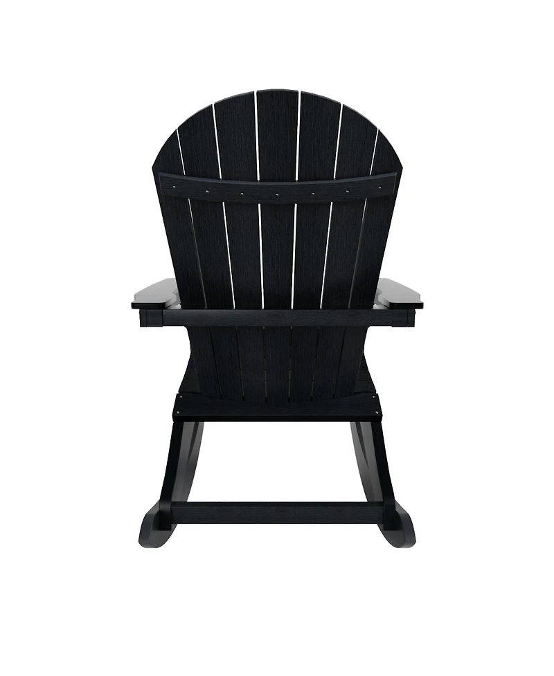 Outdoor Patio All-weather Adirondack Rocking Chair
