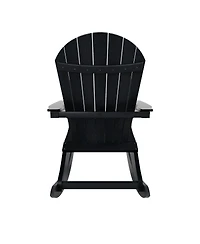 Outdoor Patio All-weather Adirondack Rocking Chair